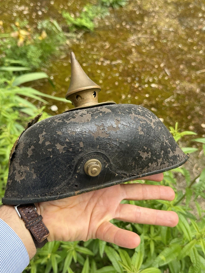 Casque Empire Allemand À Pointe - Guerre
