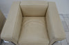 Fauteuil en cuir CASSINA LC2 Le Corbusier Z Cuir naturel 1v2