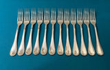 ménagère BRILLANT  49 pièces CHRISTOFLE modèle MALMAISON métal argenté EMPIRE