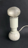 lampe de bureau design Gino Sarfatti Arteluce 600c cuir métal 1970