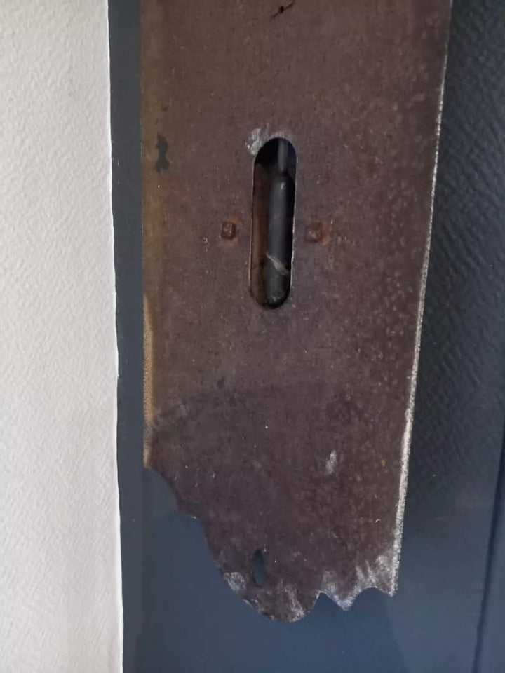 CHOCOLAT REVILLON " Plaque émaillée bombée thermomètre