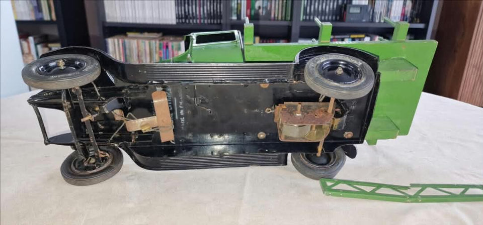 cij jrd jouet citroen C4 porte fer ancien jouet andré citroen mécanique en tôle
