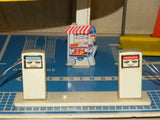 JOUET ANCIEN GARAGE CITROEN STATION SERVICE ESSO DEPREUX POUR NOREV DINKY CIJ +