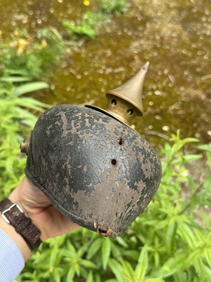 Casque Empire Allemand À Pointe - Guerre
