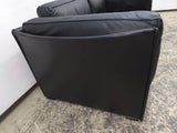 Canapé 2 places en cuir Cassina Duc Mario Bellini noir design vintage