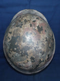 Casque allemand M-42 ww2. Camouflage normand