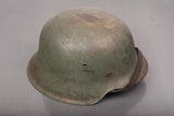Casque allemand M42 camouflé German M42 camouflaged helmet ww2