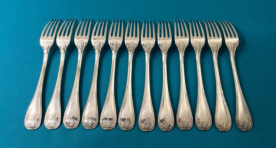 ménagère BRILLANT  49 pièces CHRISTOFLE modèle MALMAISON métal argenté EMPIRE