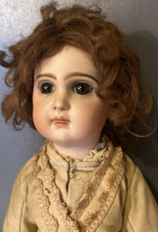 POUPÉE ANCIENNE JUMEAU BOUCHE, FERMÉE TAILLE 8
