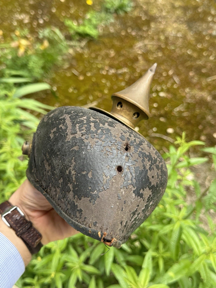 Casque Empire Allemand À Pointe - Guerre