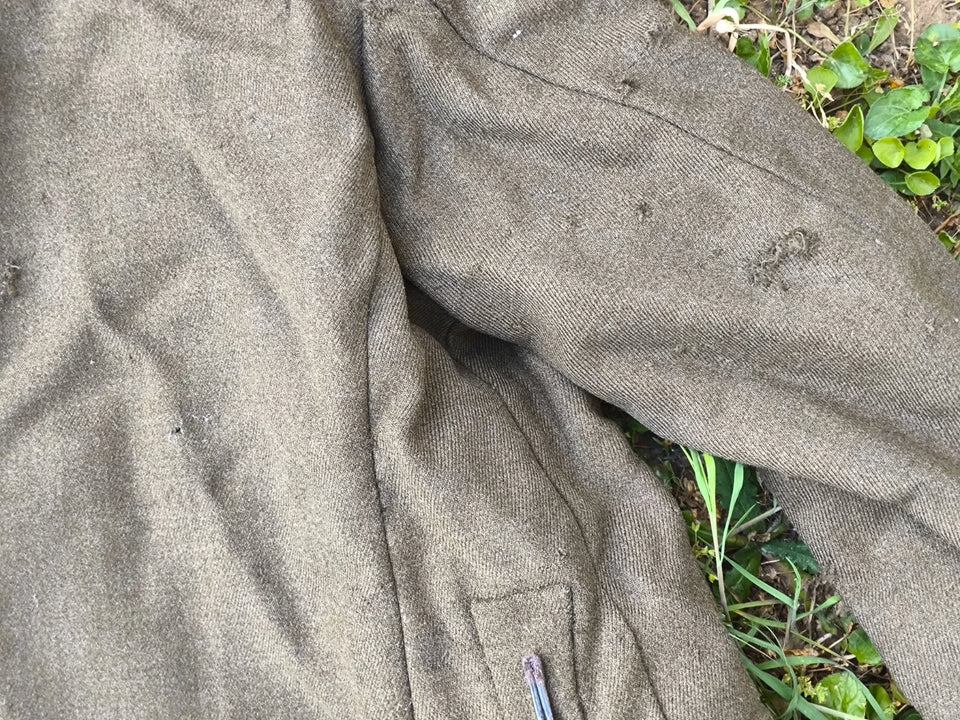 Vareuse drap kaki 1938 volets dissimulation poilu France 1940 WW2