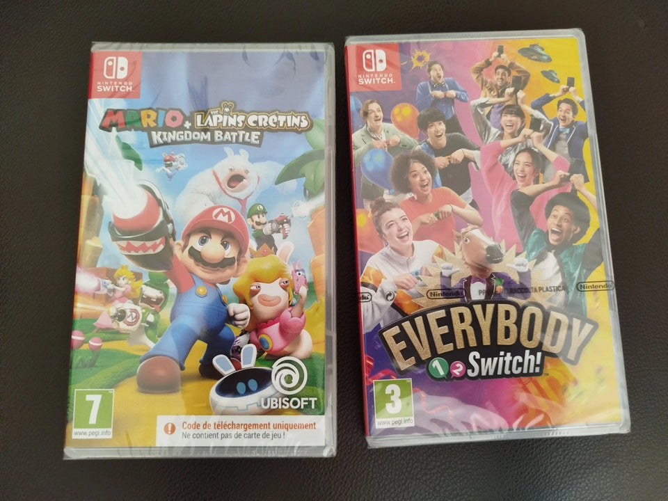 Nintendo Switch 32 Go Console Portable avec Manettes Joy-Con Bleu Néon/Rouge.