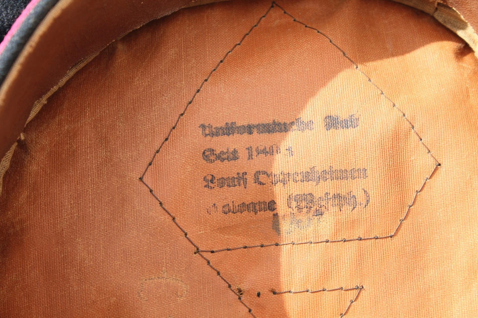 casquette allemande ww2 de Pompier