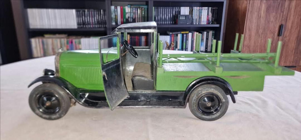 cij jrd jouet citroen C4 porte fer ancien jouet andré citroen mécanique en tôle