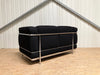 Cassina Le Corbusier LC2 Canapé Tissu Lincoln Chrome NP