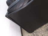 Canapé 2 places en cuir Cassina Duc Mario Bellini noir design vintage