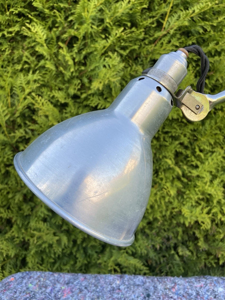 Rare lampe gras modèle 206 nickelé d’origine,