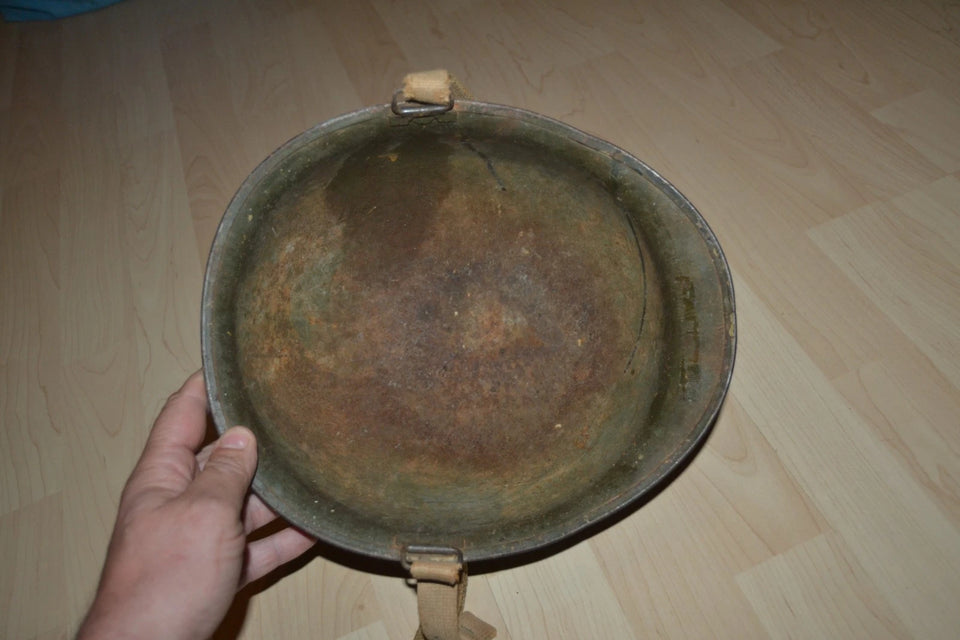 casque américain camouflé WW2 nominatif Lt 1944 libération para TAP