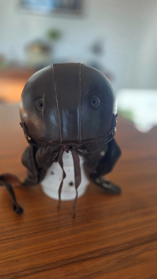 Casque aviateur français 1940, ww2, Seconde Guerre Mondiale