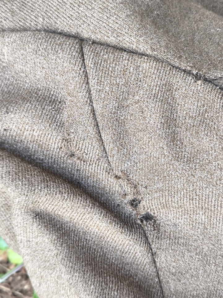 Vareuse drap kaki 1938 volets dissimulation poilu France 1940 WW2