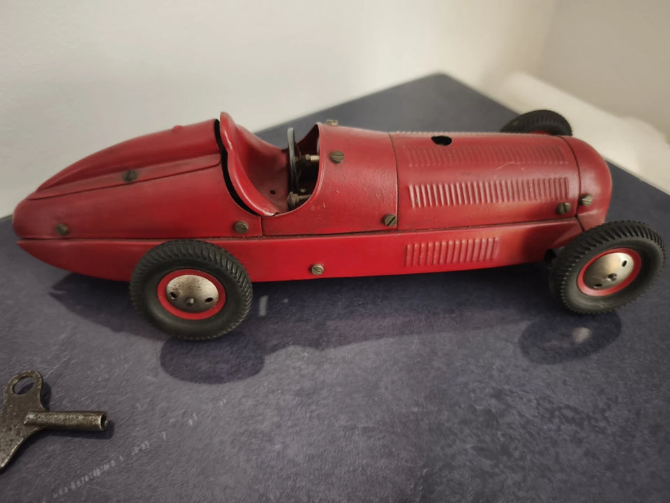 Voiture Mercedes À Moteur Mécanique - Idem Meccano Année 1930
