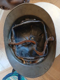 casque Adrian WW1/WW2 infanterie coloniale de marine COMPLET