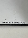 Plaque émaillée Castrol émaillerie Strasbourg
