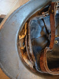 casque Adrian WW1/WW2 infanterie coloniale de marine COMPLET