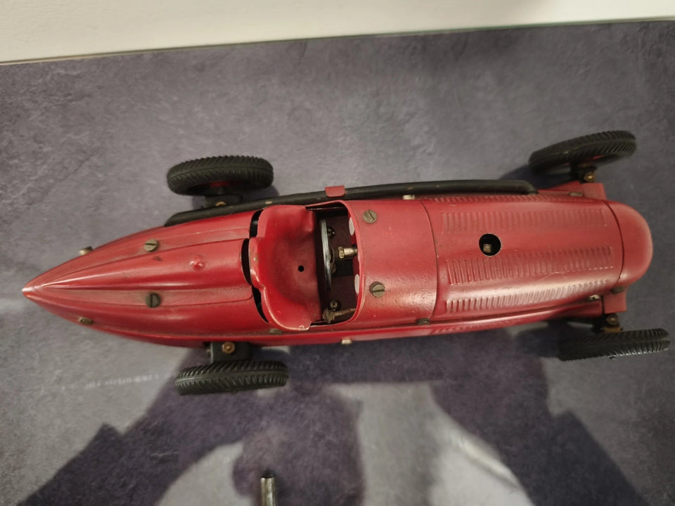 Voiture Mercedes À Moteur Mécanique - Idem Meccano Année 1930