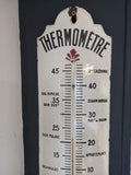 CHOCOLAT REVILLON " Plaque émaillée bombée thermomètre