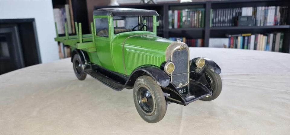 cij jrd jouet citroen C4 porte fer ancien jouet andré citroen mécanique en tôle