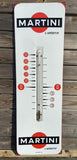 plaque émaillée publicitaire ancienne MARTINI thermomètre 1967